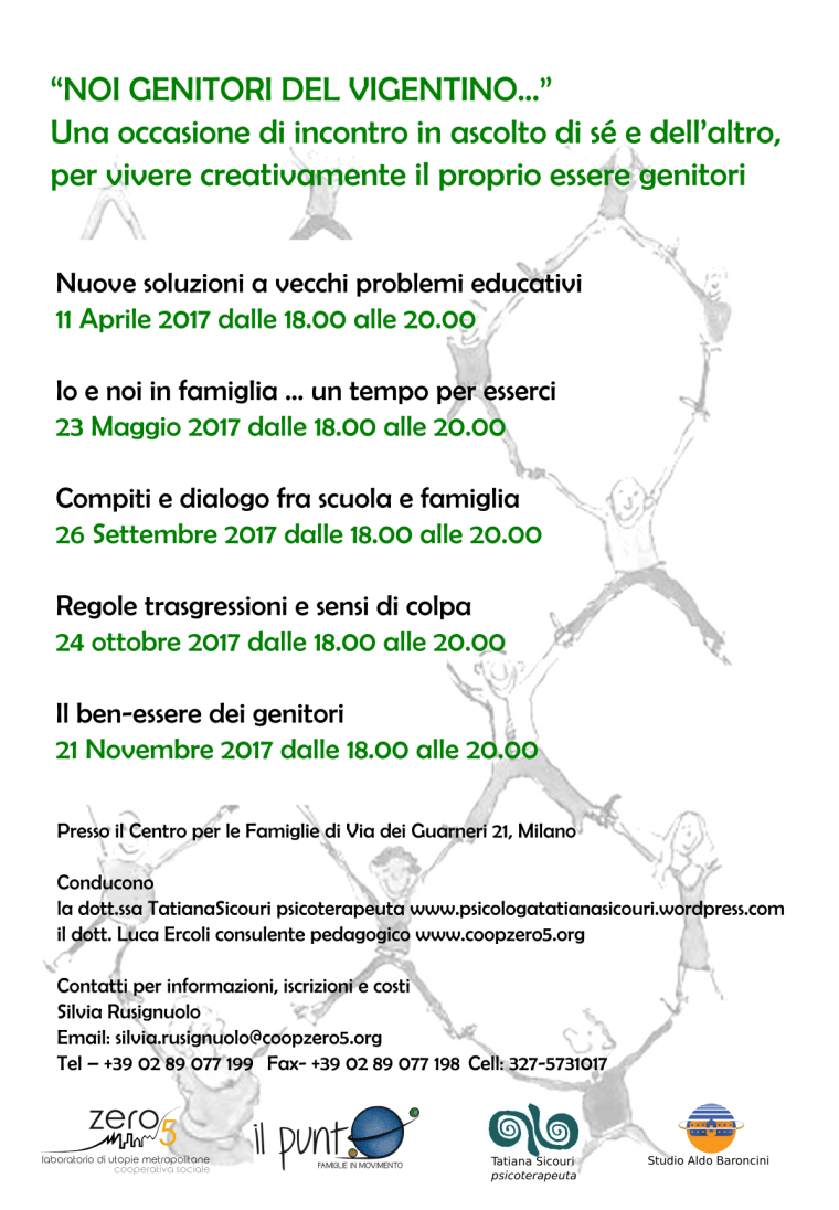 noi genitori del vigentino - ciclo di serate per genitori